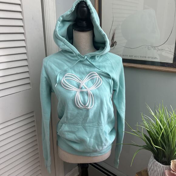 TNA Artitzia Hoodie Womens Small Blue Pullover Baltic Athleisure Spiro Logo - Picture 1 of 8